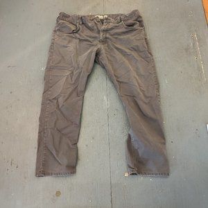 Patagonia Men's Performance Twill Jeans - Short 40 #56430 Forge Gray Worn Frayed